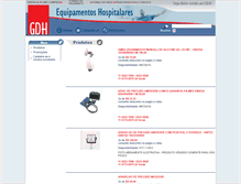 Tablet Screenshot of gdh.com.br